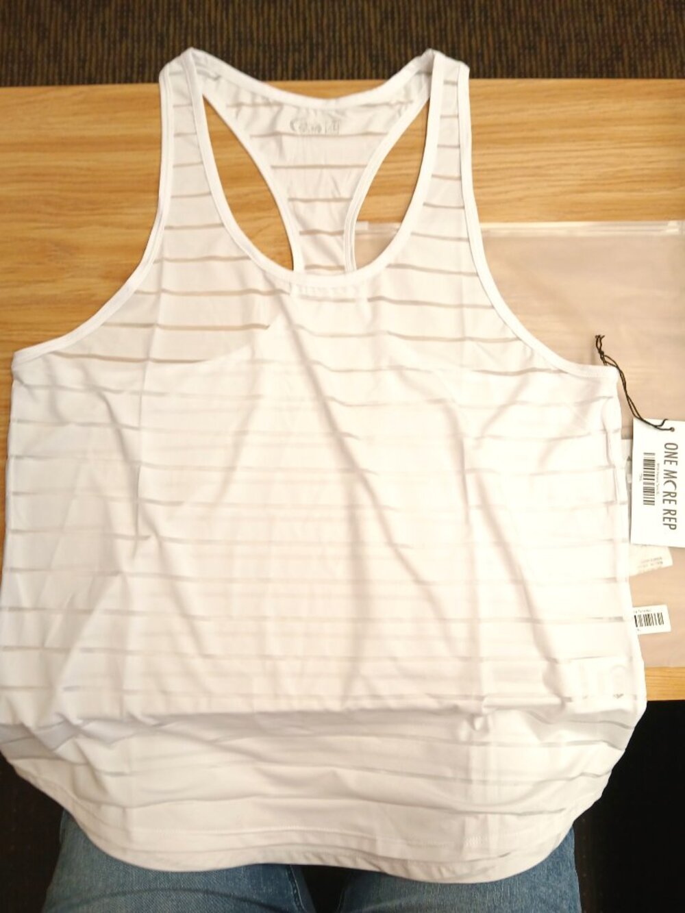 Zyia White Havana Tank in XL NWT